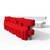 Melba Swintex Defender50 50MPH Water Filled Crash Tested Barrier 440kg, image showing a modular crash barrier with red and white reflective markings designed for road safety