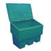 Green 400 Litre grit salt storage bin 14CuFt 500kg