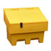 Yellow 100 Litre grit salt storage bin 3.5CuFt 125kg