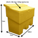 285 Litre 10CuFt  325kg grit salt bin  size