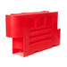 Red RB2000 water filled road safety barrier