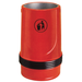 Red Falcon open top litter bin 90 litre