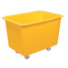 Yellow 320 Litre Plastic Container Stock Trolley Watertight