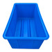 Inside Blue 625 Litre Plastic Container Stock Trolley Watertight