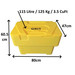 115 Litre grit bin size