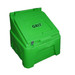 Light green 200 Litre heavy duty grit bin