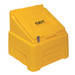 Yellow 200 Litre heavy duty grit bin