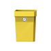 Yellow Regent 50 Litre open post / wall litter bin