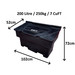 200 Litre grit salt box bin size