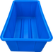 Blue 625 Litre plastic watertight laundry trolley cart inside