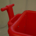 225 Litre Plastic Container Stock Trolley Watertight Handle