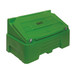 Light green 400 Litre heavy duty grit bin