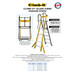 3 to 8 Tread Insulated Climb-It Glass Fibre Podium Stepladders Data Sheet