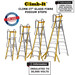 3 to 8 Tread Insulated Climb-It Glass Fibre Podium Stepladders