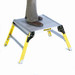 APJ04Z Climb-It Aluminium Platform with Glass Fibre Legs (150kg Load) In Use