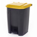 50 Litre Peddle Bin With Yellow Coloured Lids