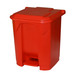 30 Litre Red Peddle Bin