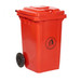 80 Litre Grey, Red, Green, Yellow or Blue Wheelie Bin