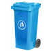 120 Litre Grey, Red, Green, Yellow or Blue Wheelie Bin