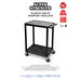 GI241L Plastic Multi-Purpose 2 Shelf Table Service Trolley Data Sheet