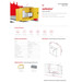 HFC3 SafeStor COSHH Hazardous Liquid Cabinet W905 x D475 x H905mm Data Sheet