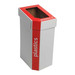 Set of 5, 60 Litre Cardboard Recycling Bins Plastic