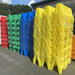 Red Green Blue Yellow School Playground Barriers Stacked