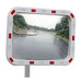 Rectangular Traffic Mirrors with Reflective Edges 600/800mm