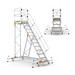 4 to 12 Tread Climb-It Extra Large Platform Safety Steps with Adjustable Stabilisers