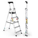 5 Tread Professional Aluminium Climb-It Stepladders Inc Carry Handle