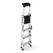 4 Tread Professional Aluminium Climb-It Stepladders Inc Carry Handle