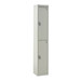 Grey 1800x300x450mm 2 Compartment Express Locker