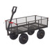 TI301R Utility Flatbed Platform Truck with Mesh Sides 450kg Load