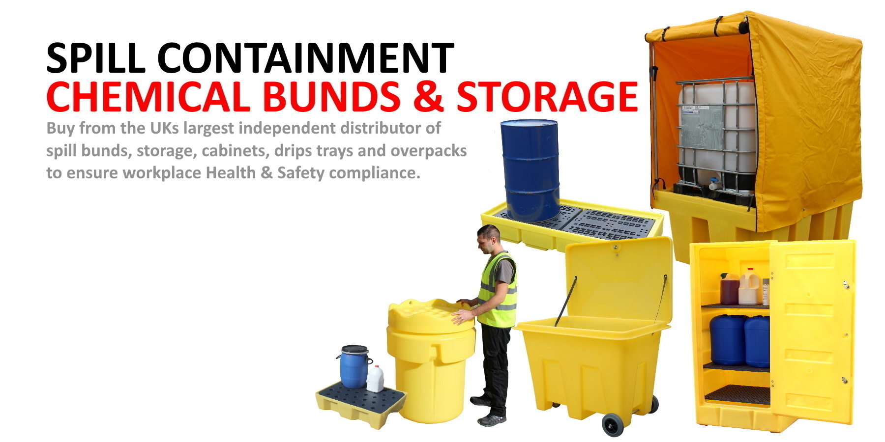 Roadware Chemical Spill Containment Pallet Bunds