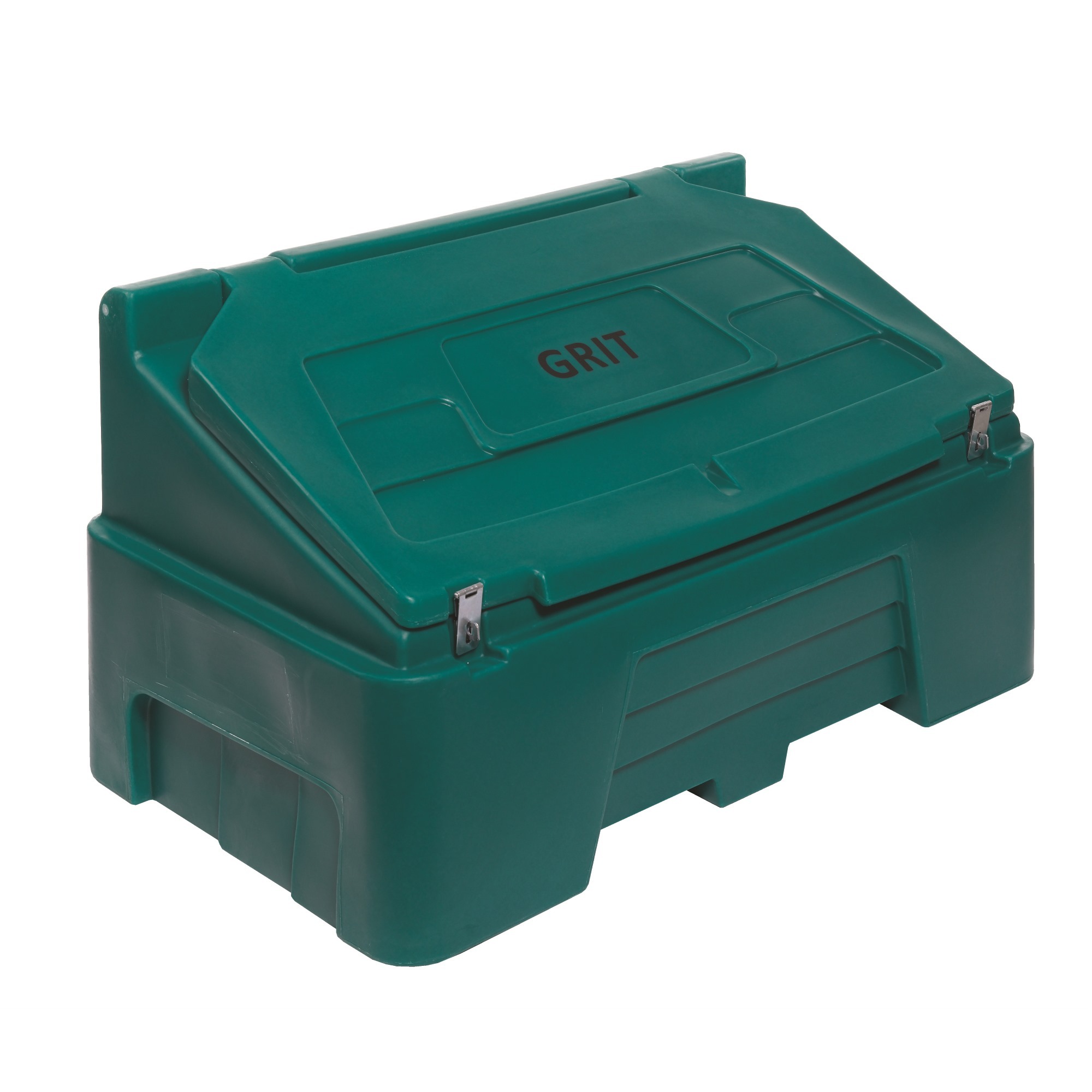 Green & Stone Grey Grit Bins