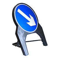 Q SIGN 600mm CIRCLE ROAD SIGN