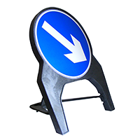 Q SIGN 750mm CIRCLE ROAD SIGN