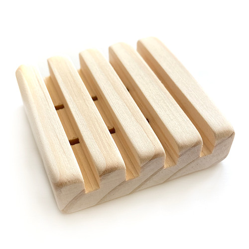 Rectangle Wooden Soap Dish – Buff City Soap