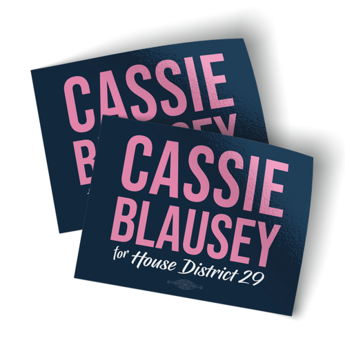 Cassie For Kentucky (4" x 3" Vinyl Sticker -- Pack of Two!)