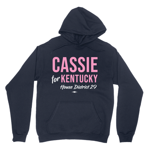 Cassie For Kentucky (Navy Pullover Hoodie)