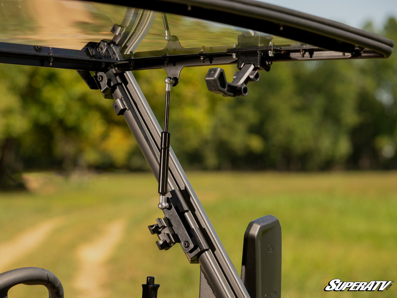 CFMoto Uforce 1000 Scratch Resistant Flip Windshield by SuperATV