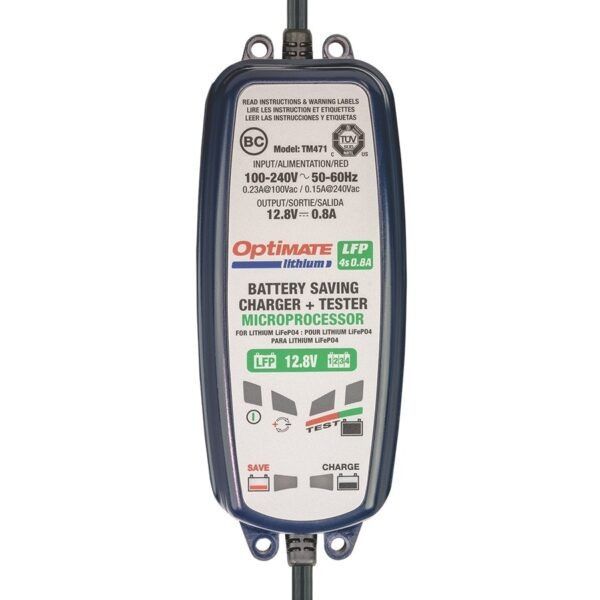 CFMoto UForce/ZForce Lithium .8 Amps Battery Charger by Optimate