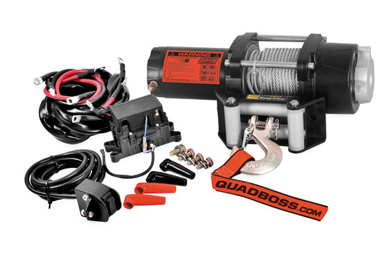 CFMoto UForce/ZForce 2500 lb Winch with Wire Cable by QuadBoss