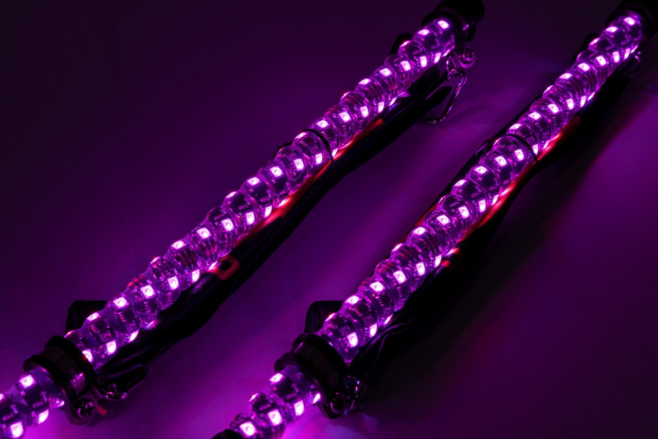 CFMoto ZForce/UForce UTV Multi-Color LED Whip Light Kit by Rough