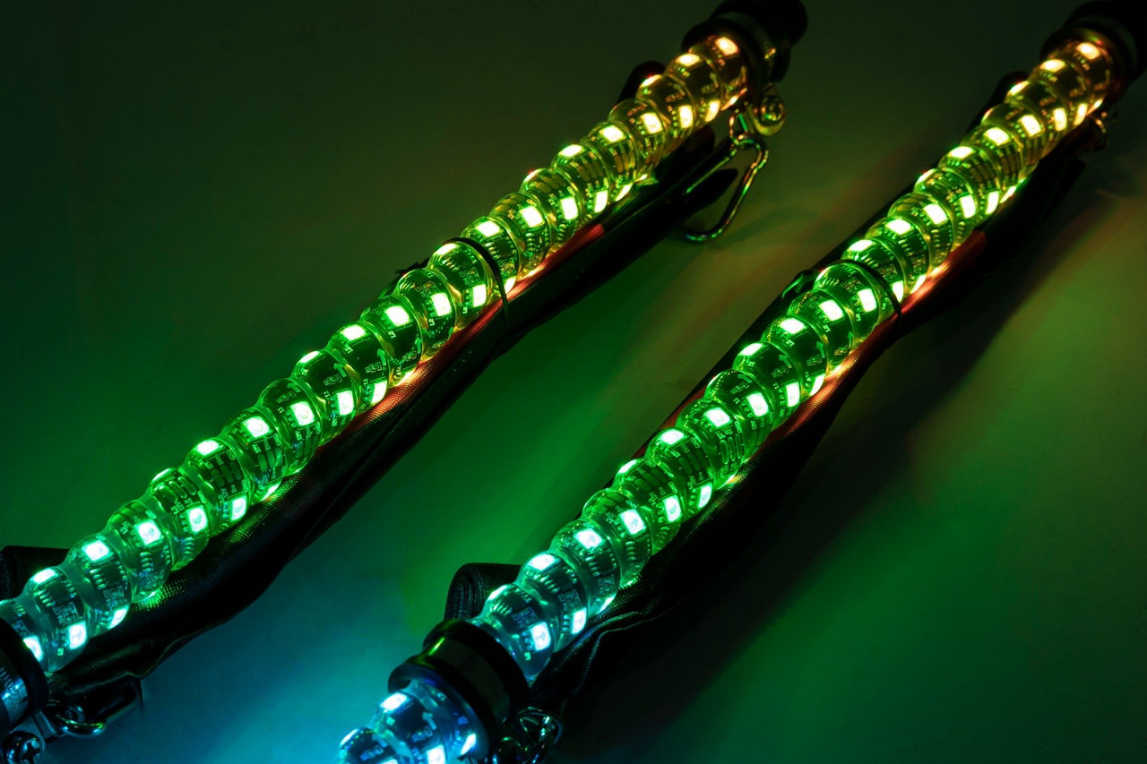 CFMoto ZForce/UForce UTV Multi-Color LED Whip Light Kit by Rough