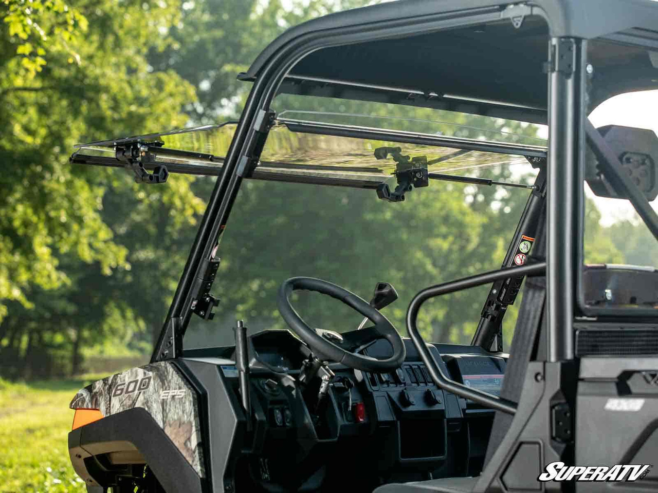 CFMOTO UForce 600 Scratch Resistant Flip Windshield by SuperATV