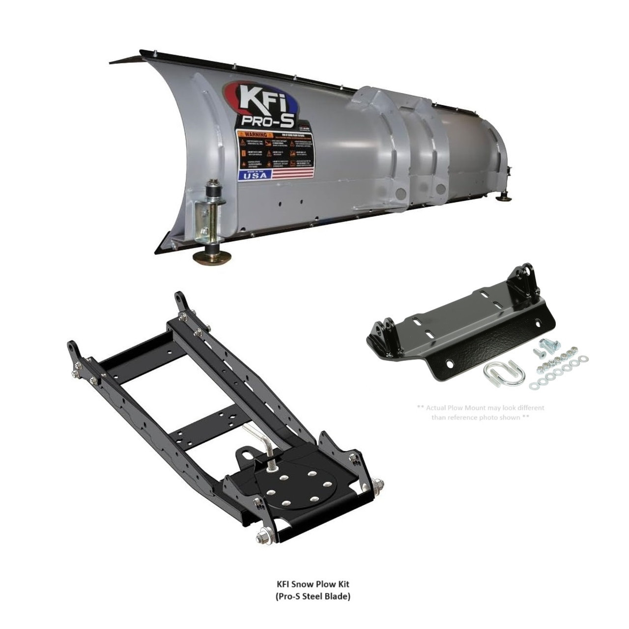 CFMoto UForce 800/500 Heavy Duty Snow Plow Kit by KFI KFISNWPLW