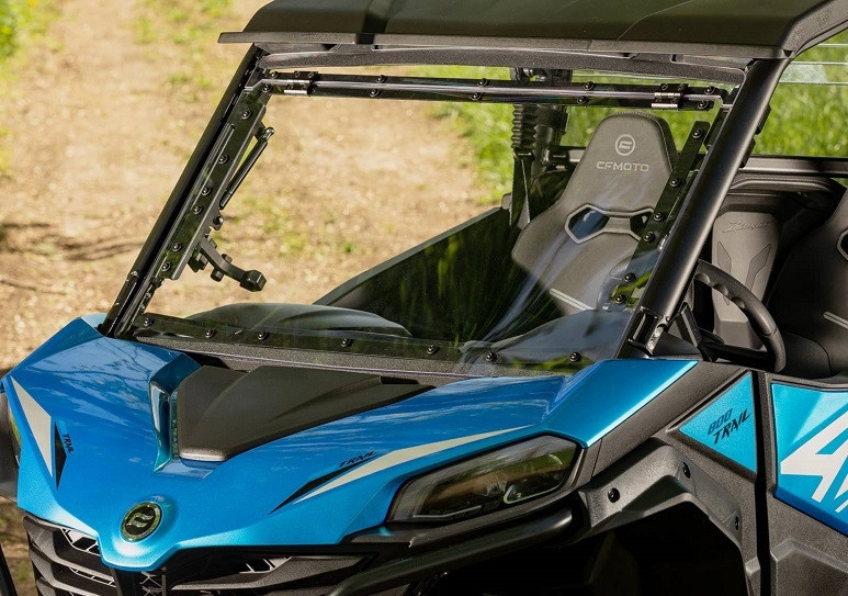 CFMoto ZForce 950 Sport Scratch-Resistant Flip Windshield by CFMoto ZForce 950 Sport Scratch-Resistant Flip Windshield by