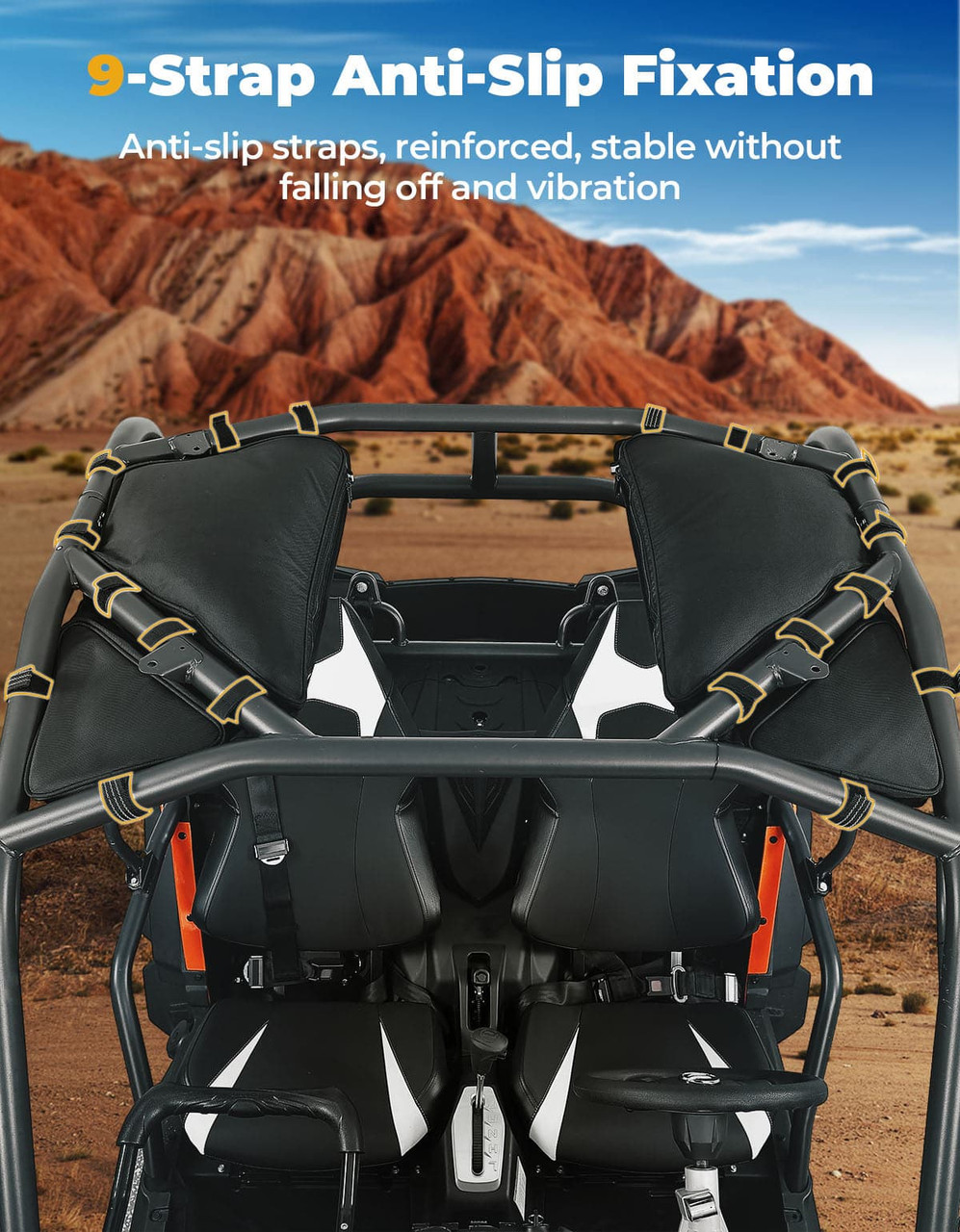 CFMoto ZForce 500/ 800/ 1000 1680D Waterproof Roof Bag by Kemimoto