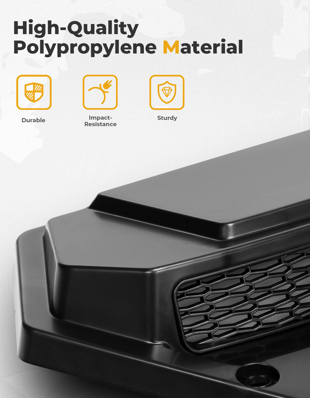 CFMOTO ZForce 950 UTV Hood Scoop with Vented Mesh by